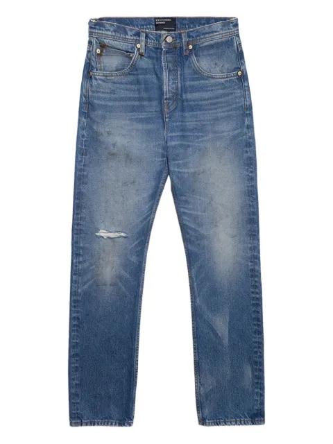 distressed straight-leg jeans by ENFANTS RICHES DEPRIMES