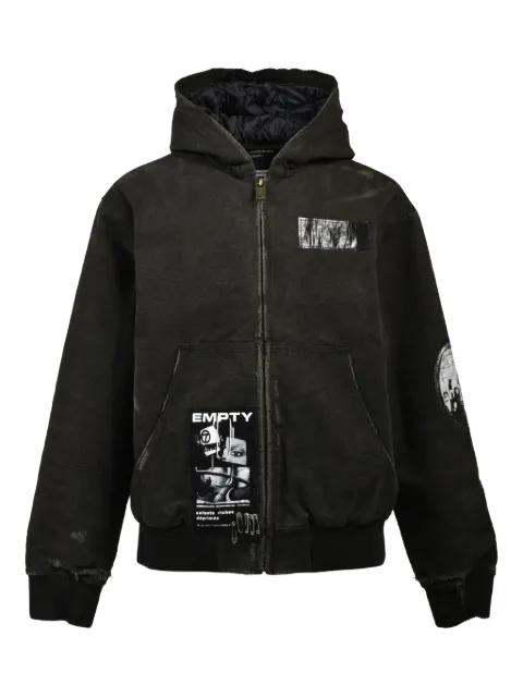 graphic-print hoodied jacket by ENFANTS RICHES DEPRIMES
