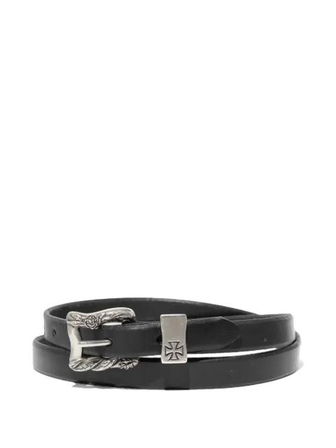 micro-buckle skinny leather belt by ENFANTS RICHES DEPRIMES