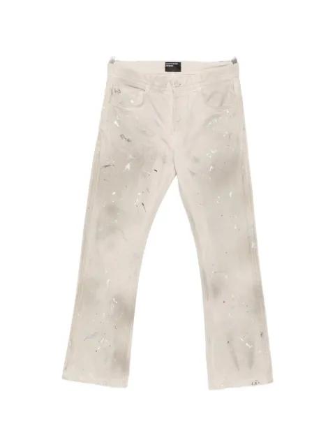 paint-splatter straight-leg jeans by ENFANTS RICHES DEPRIMES