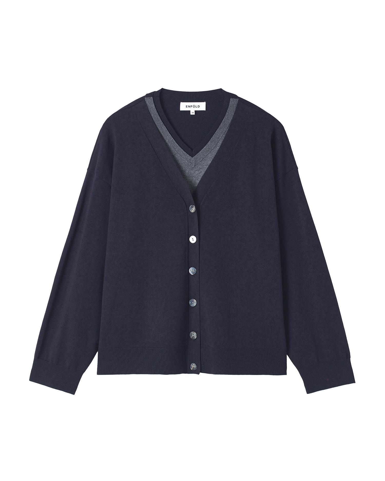 V-neck cardigan by ENFOLD