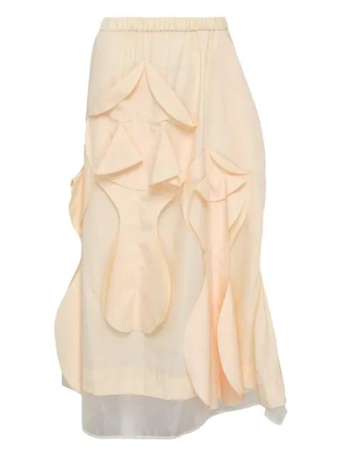 appliqué skirt by ENFOLD
