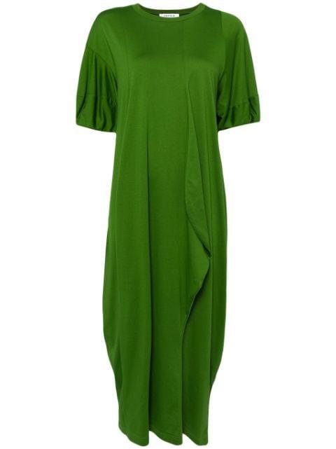 crew-neck cotton midi dress by ENFOLD
