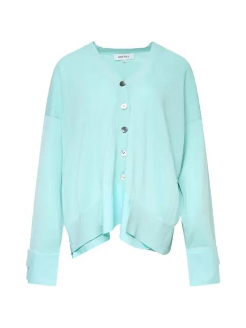 fine-knit V-neck cardigan by ENFOLD
