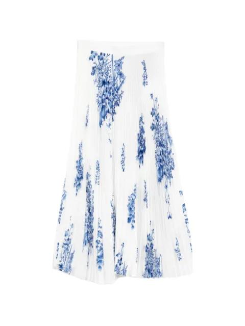 floral pleated skirt by ENFOLD