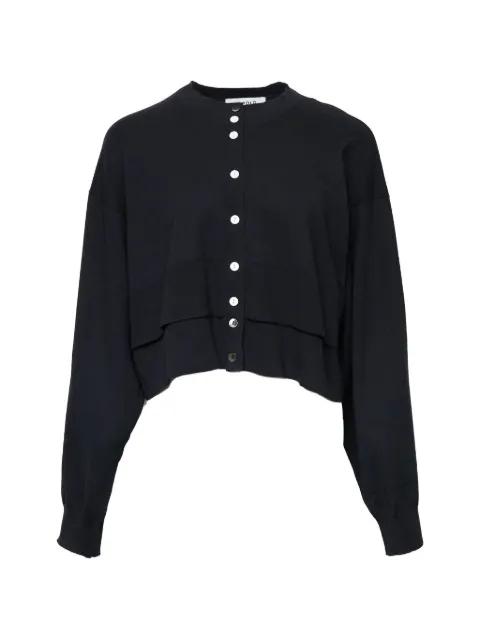 layered-hem cardigan by ENFOLD