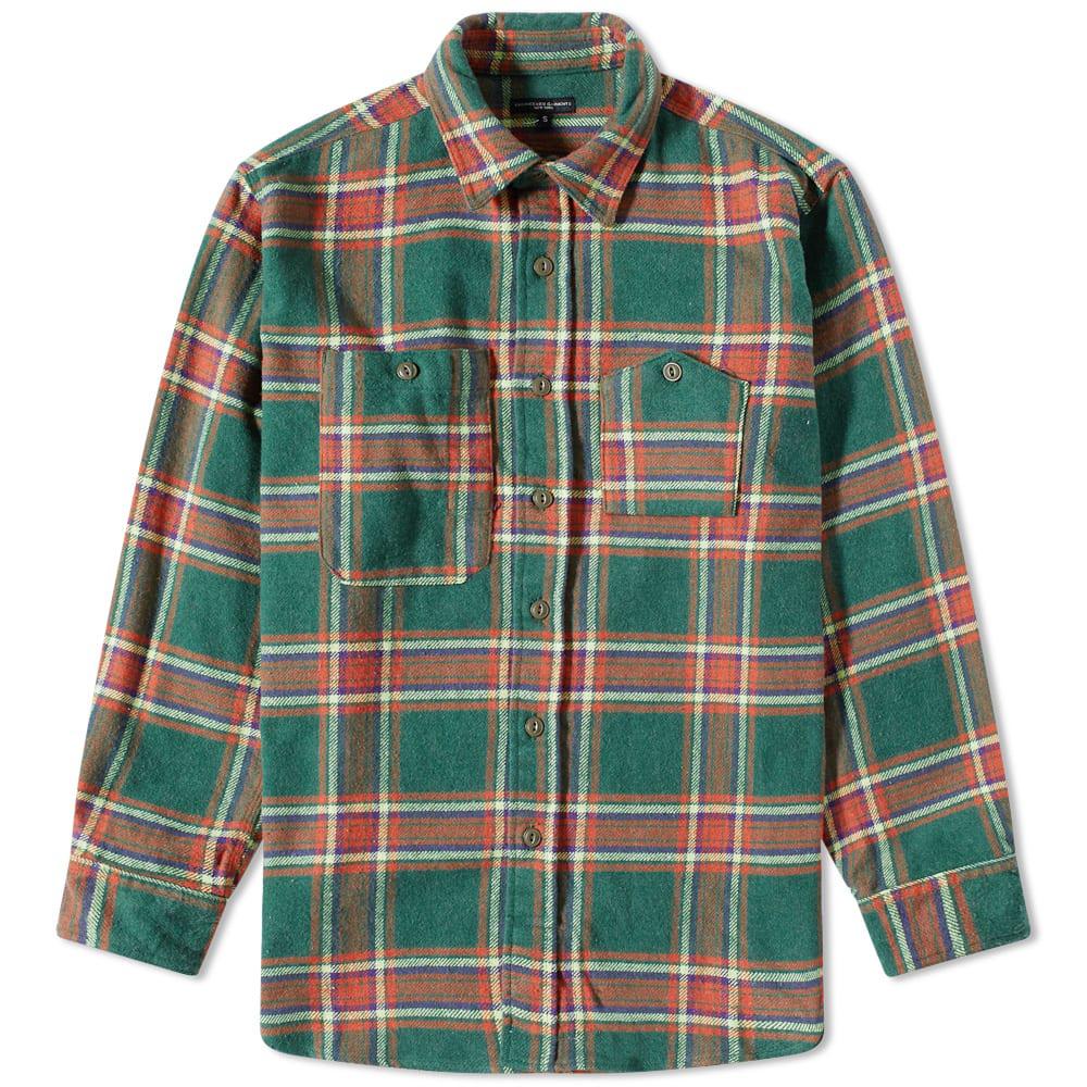 Engineered Garments Plaid Flannel Work Shirt by ENGINEERED GARMENTS