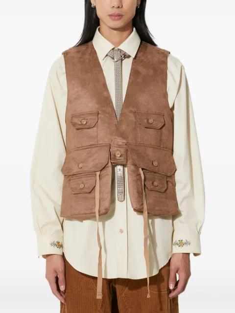 buttoned multi-pocket gilet by ENGINEERED GARMENTS