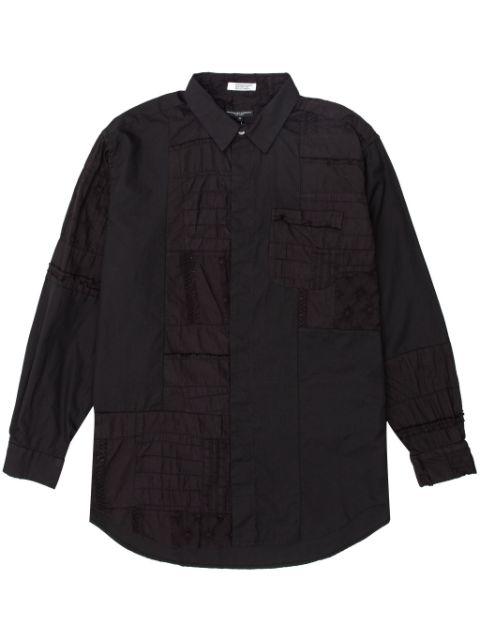 patchwork short-collar shirt by ENGINEERED GARMENTS