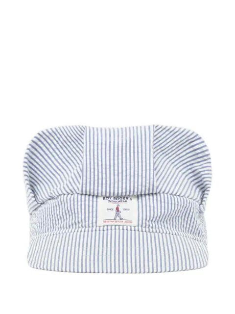 striped seersucker hat by ENGINEERED GARMENTS
