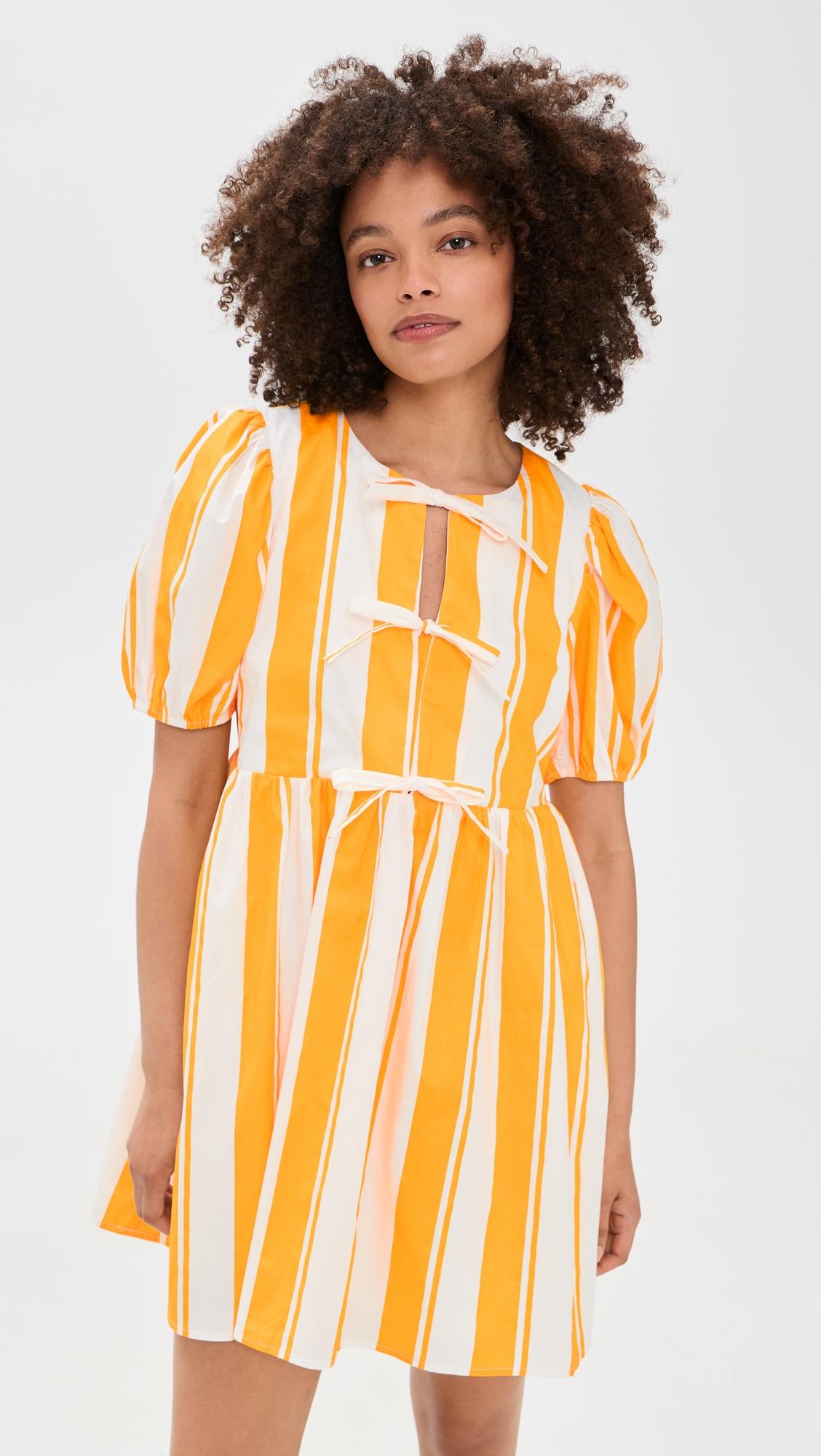 Bold Stripe Mini Dress by ENGLISH FACTORY