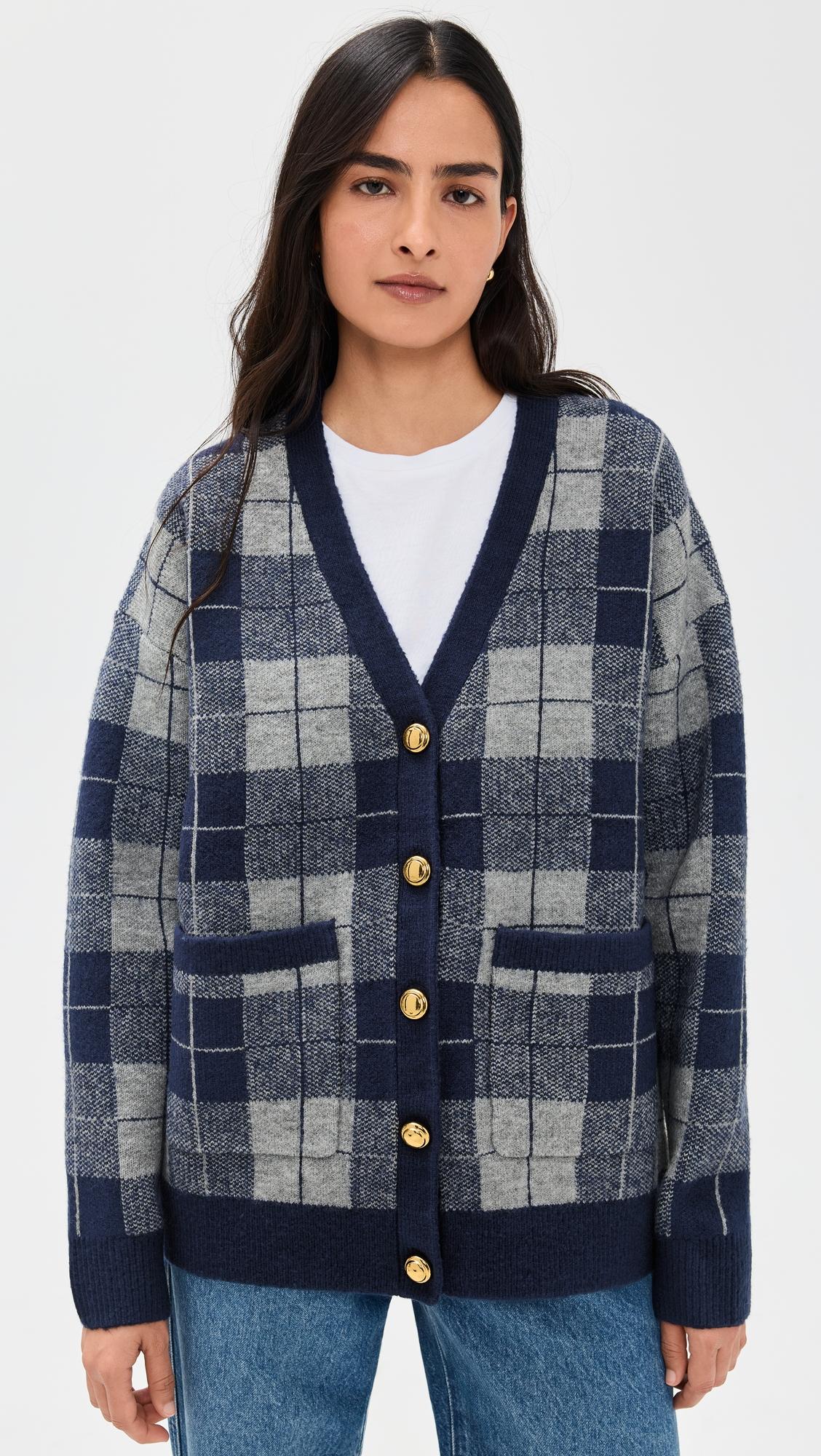 Check Cardigan by ENGLISH FACTORY