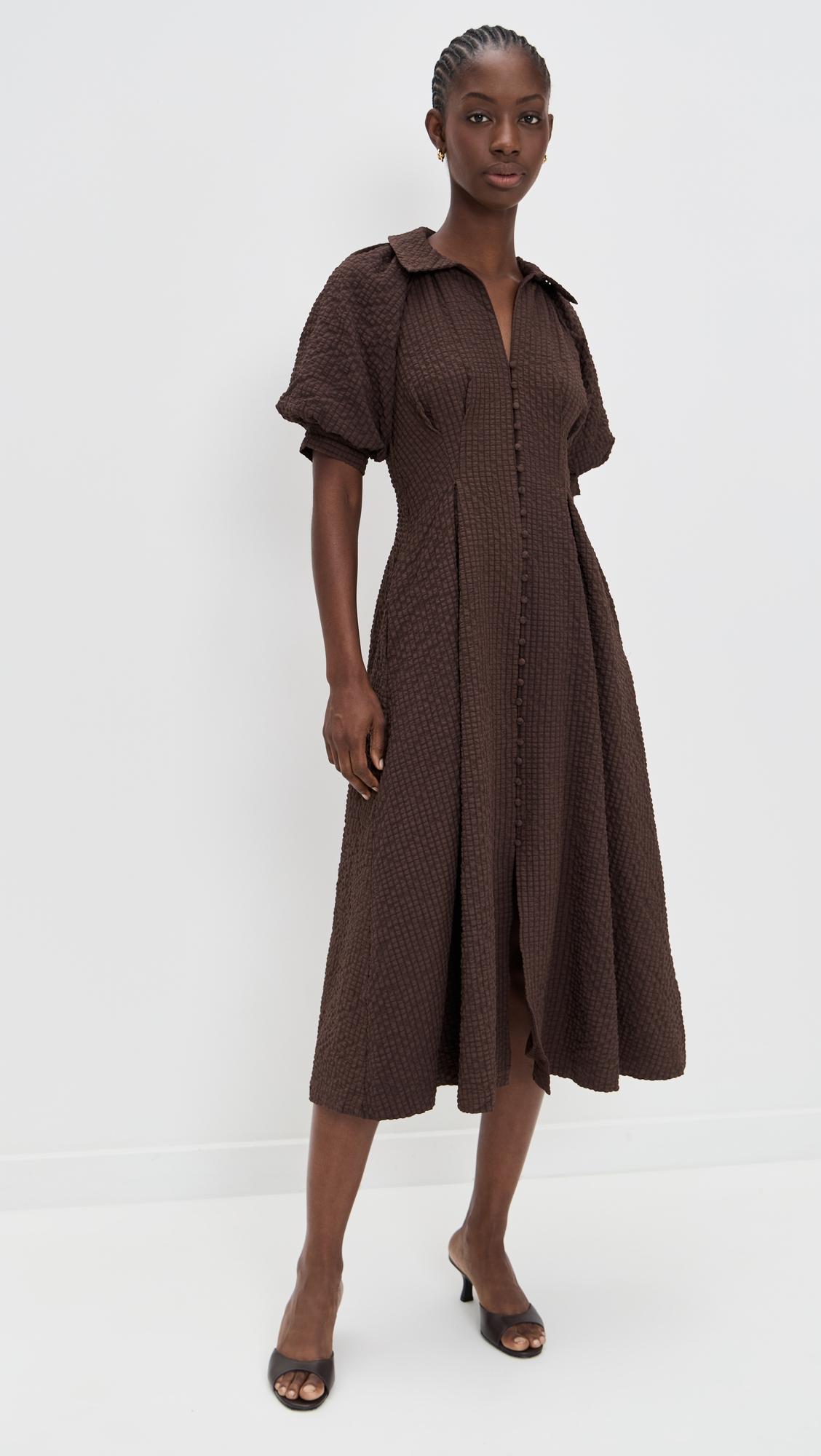 Shirt Midi Dress by ENGLISH FACTORY