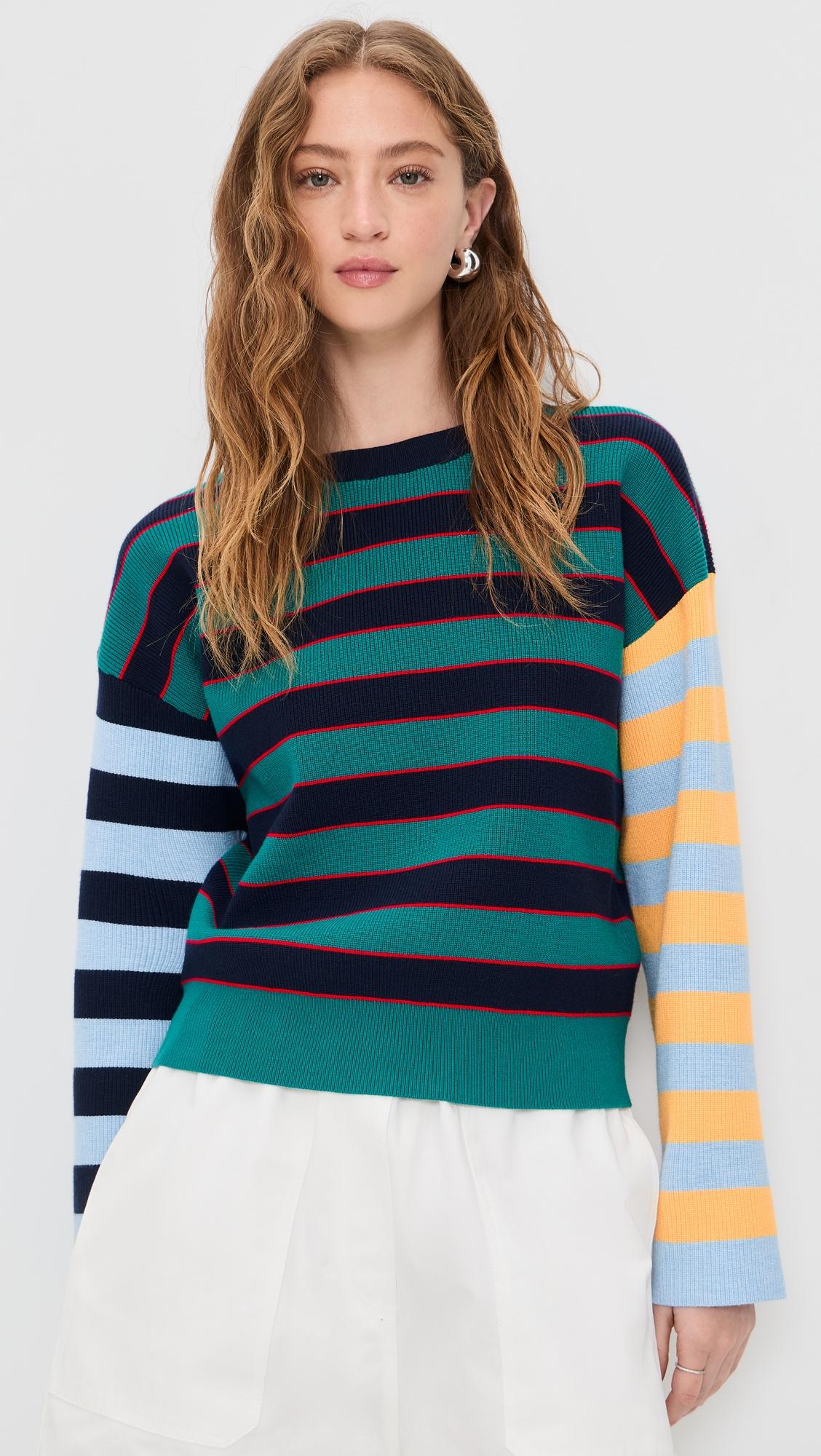 Striped Knit Top by ENGLISH FACTORY