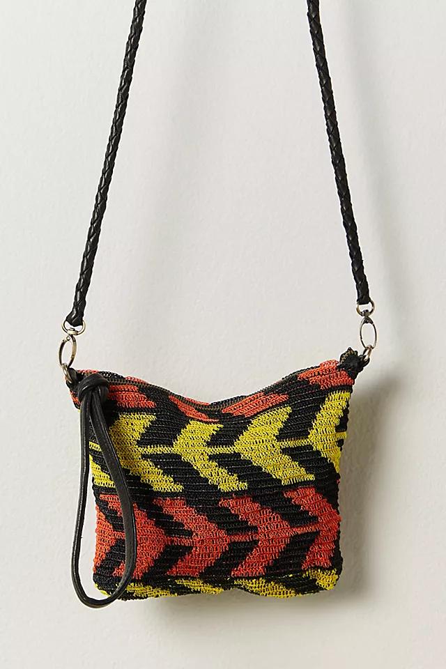 Ehshalla Chevron Clutch by ENSHALLA | FREE PEOPLE