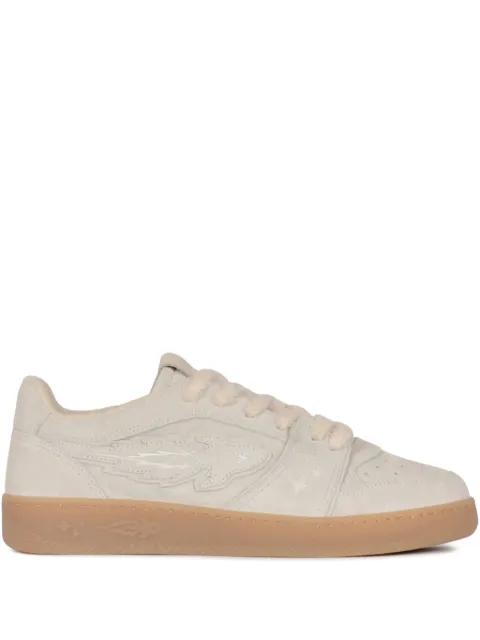 Egg Rocket suede low-top sneakers by ENTERPRISE JAPAN