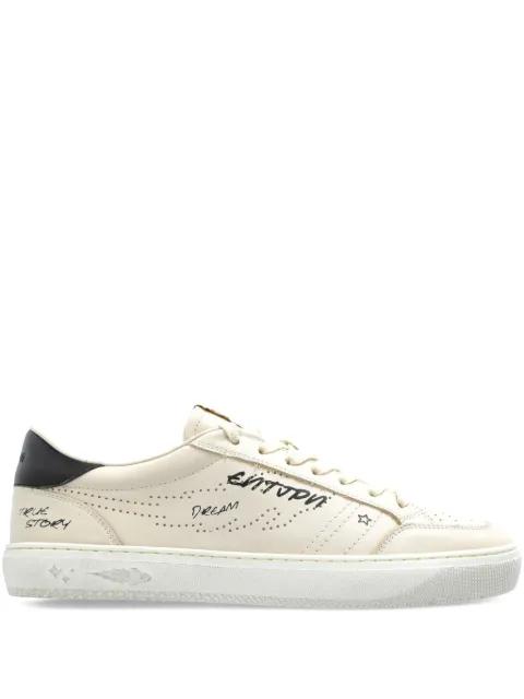 perforated leather sneakers by ENTERPRISE JAPAN