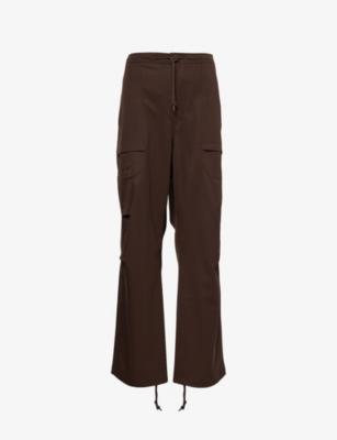 Barren Wide-Leg Wool Cargo Trousers by ENTIRE STUDIOS
