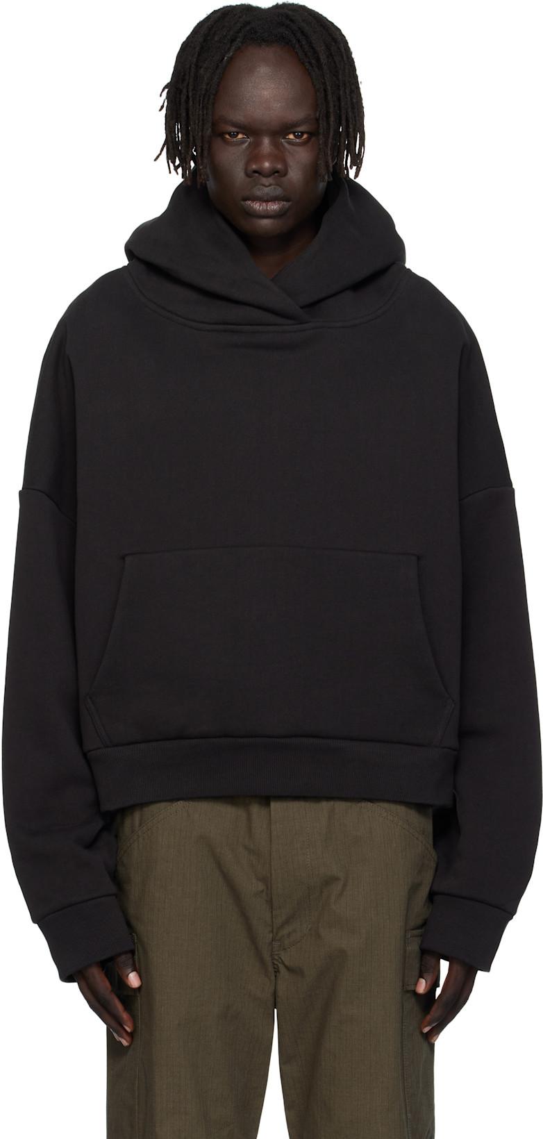 Black Heavy Hoodie by ENTIRE STUDIOS