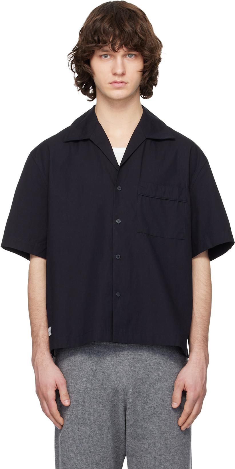 Black Pajama Shirt by ENTIRE STUDIOS