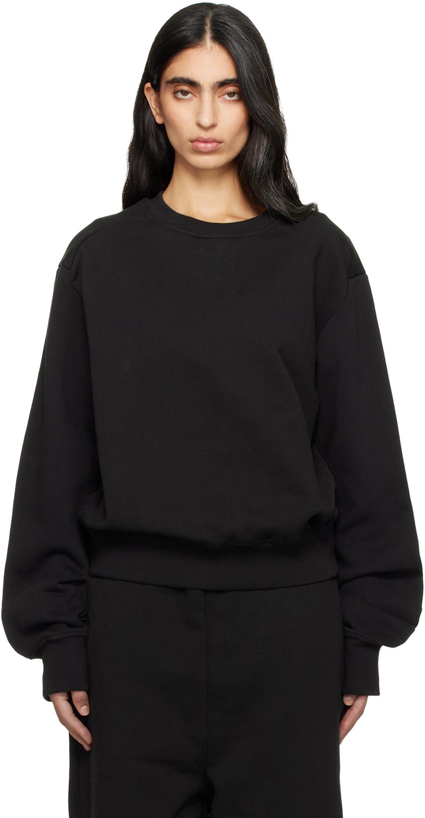 Black Pod Crew Sweatshirt by ENTIRE STUDIOS