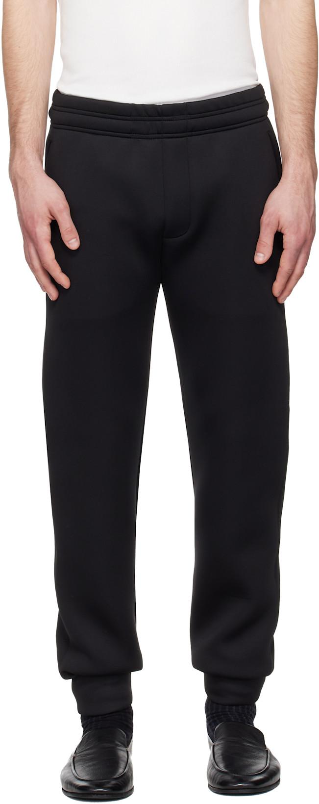 Black Slim Scuba Sweatpants by ENTIRE STUDIOS
