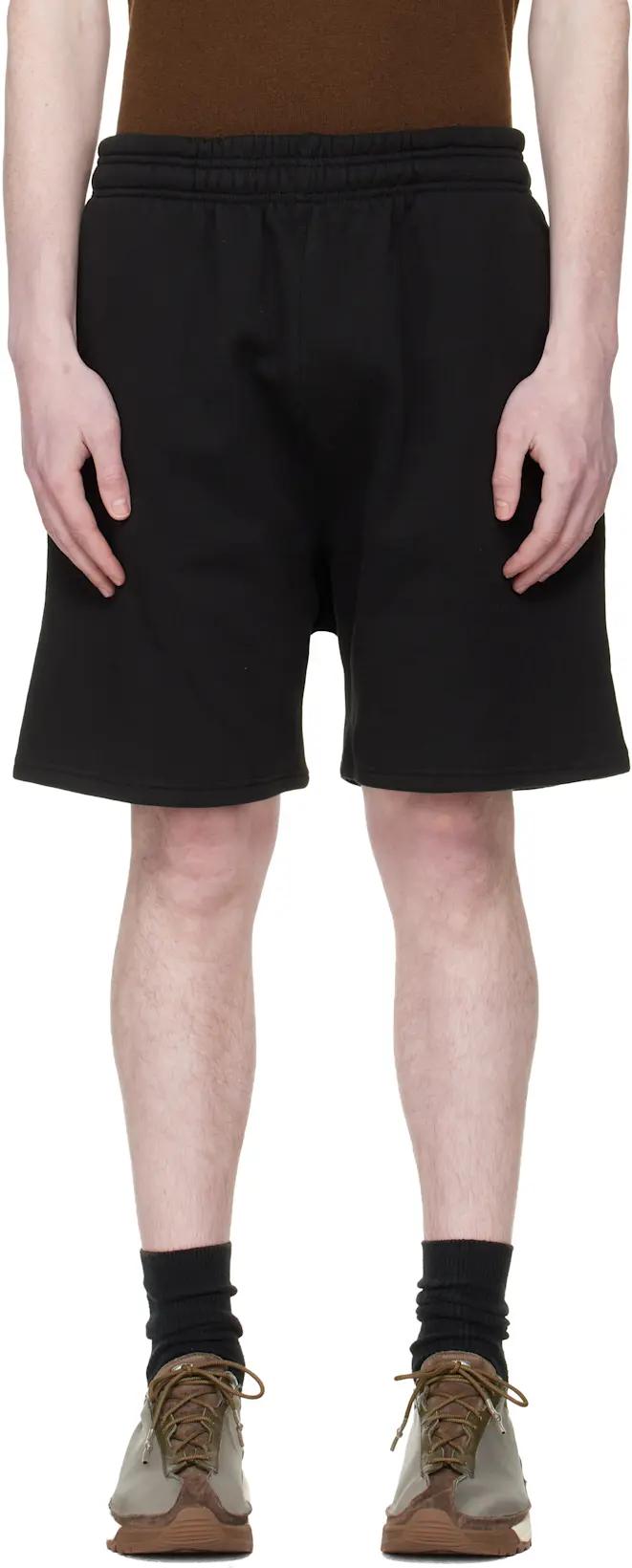Black Standard Sweat Shorts by ENTIRE STUDIOS