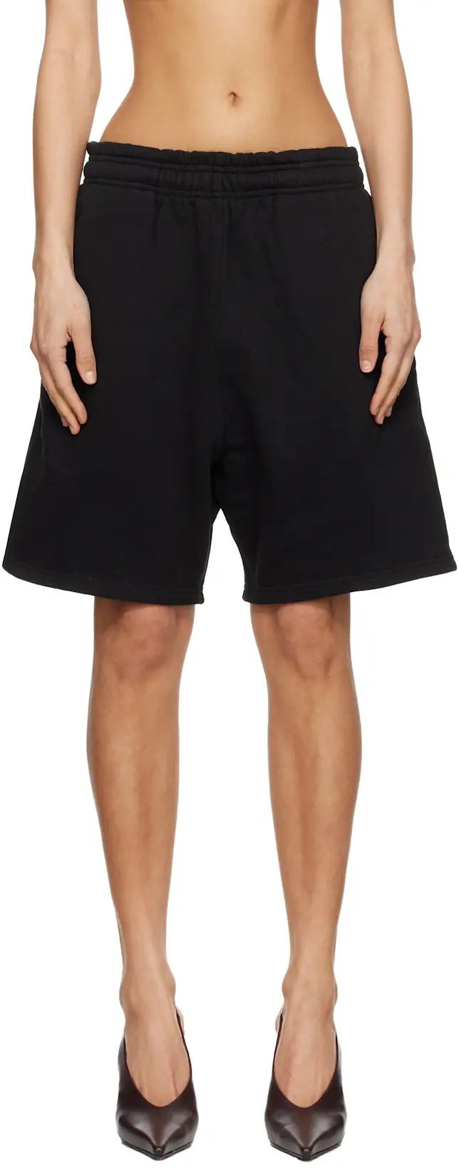 Black Standard Sweat Shorts by ENTIRE STUDIOS