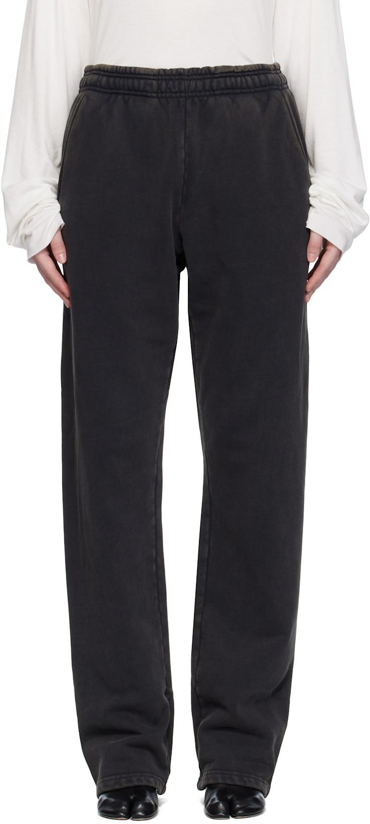 Black Straight-Leg Sweatpants by ENTIRE STUDIOS