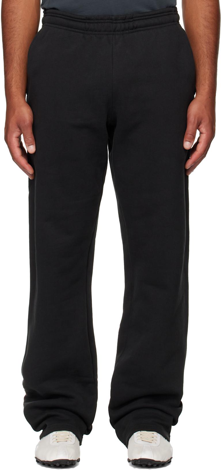 Black Straight-Leg Sweatpants by ENTIRE STUDIOS