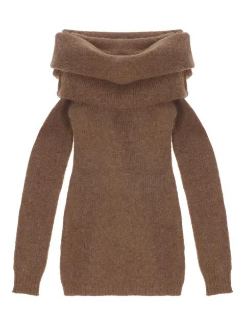 Bound off-shoulder sweater by ENTIRE STUDIOS