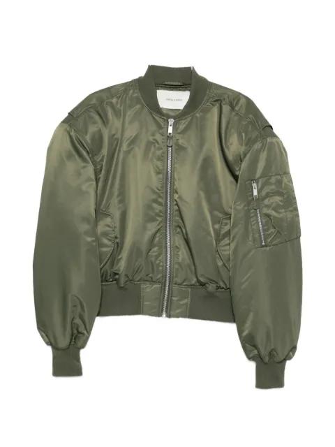 Broad zip-fastening bomber jacket by ENTIRE STUDIOS