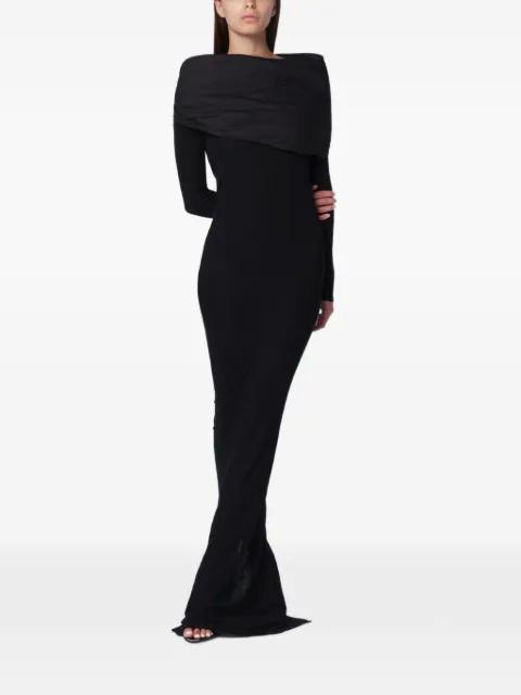 Cavalier off-shoulder long-sleeve dress by ENTIRE STUDIOS