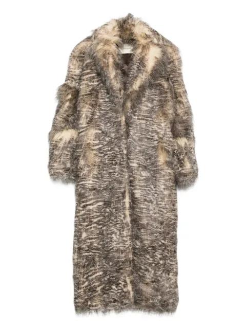 Coco tiger-print faux-fur coat by ENTIRE STUDIOS