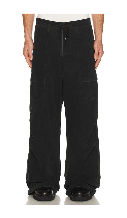 Entire Studios Barren Cargo Pants in Black by ENTIRE STUDIOS
