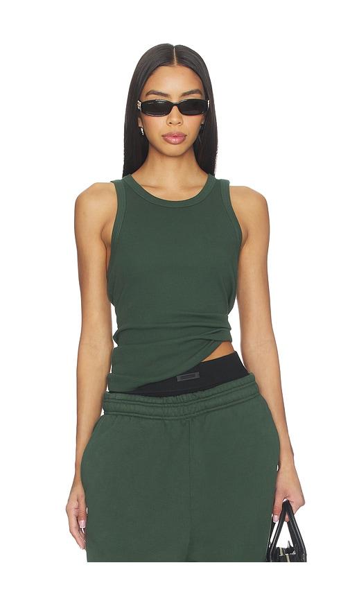 Entire Studios Rib Tank in Green by ENTIRE STUDIOS