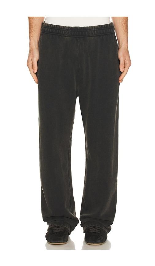 Entire Studios Straight Leg Sweatpant in Black by ENTIRE STUDIOS