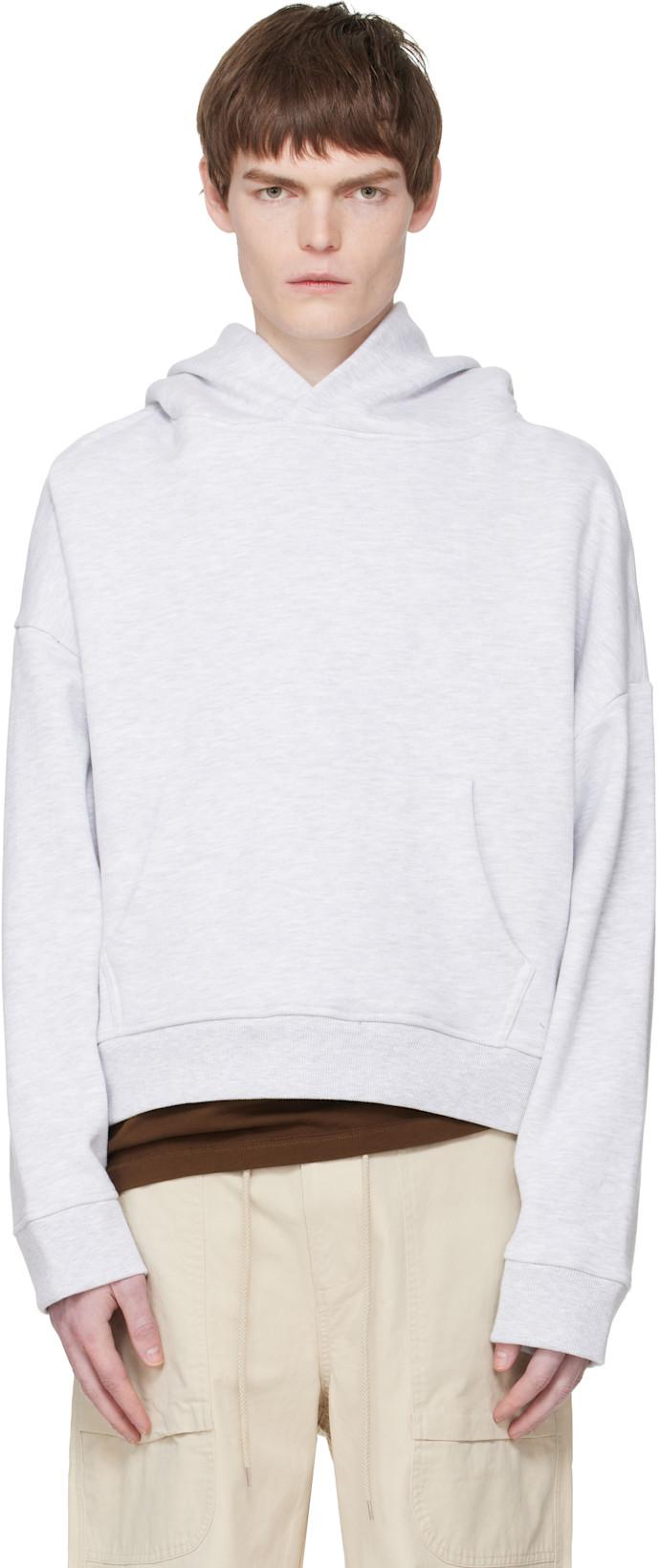 Gray Heavy Hoodie by ENTIRE STUDIOS