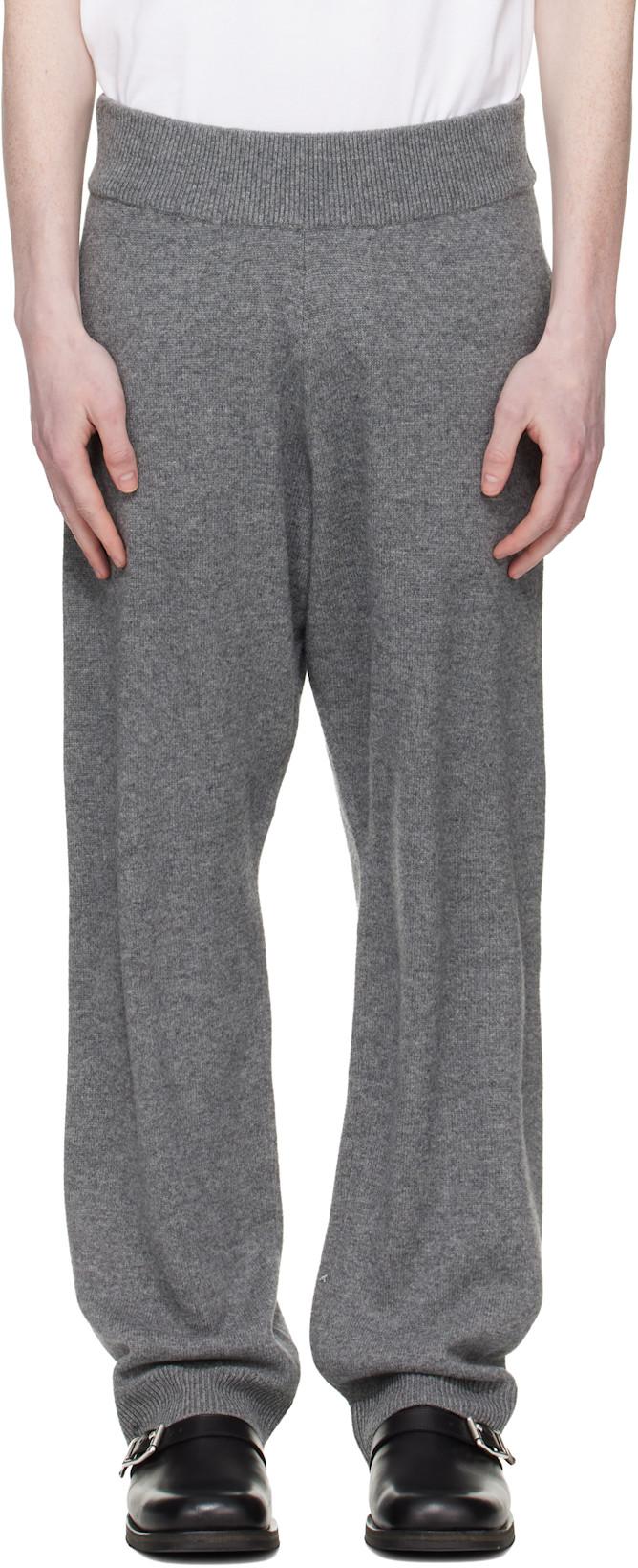 Gray Knit Lounge Pants by ENTIRE STUDIOS