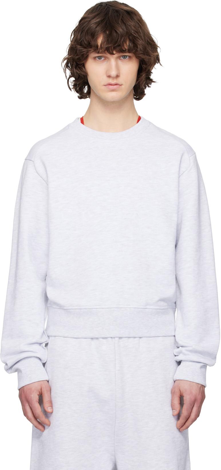 Gray Pod Crew Sweatshirt by ENTIRE STUDIOS