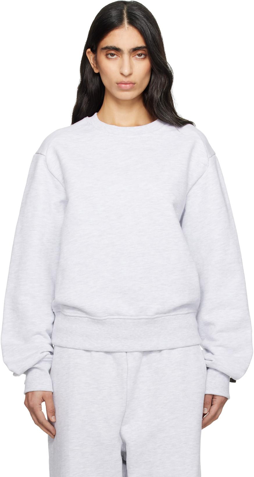 Gray Pod Crew Sweatshirt by ENTIRE STUDIOS