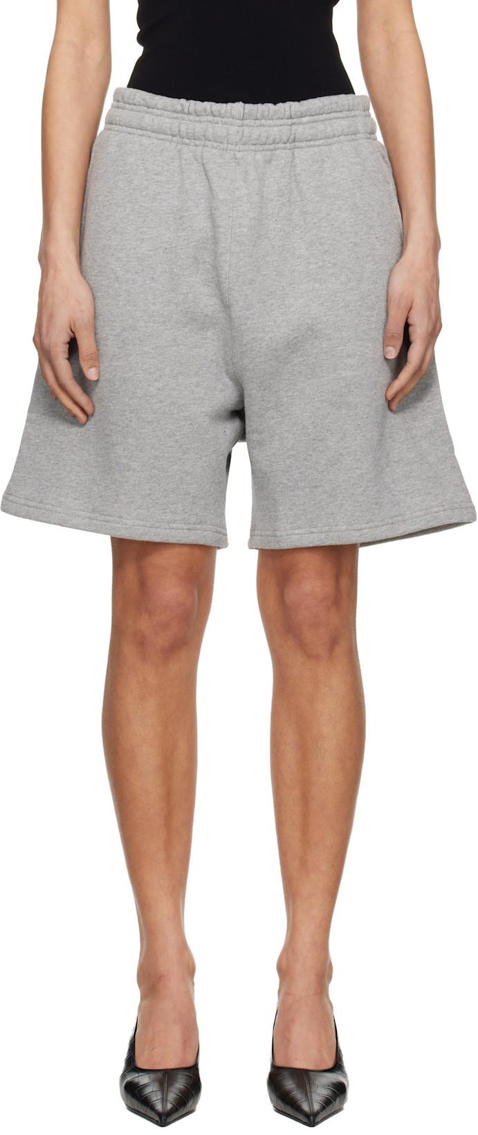Gray Standard Sweat Shorts by ENTIRE STUDIOS
