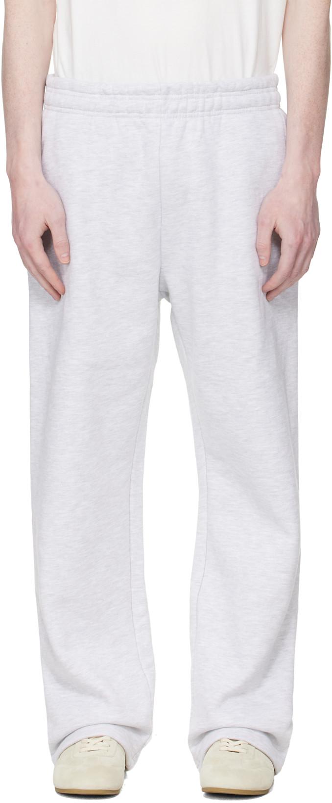 Gray Straight Leg Sweatpants by ENTIRE STUDIOS