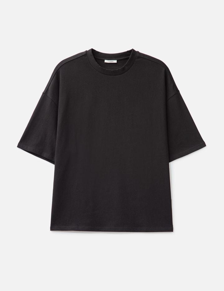 Heavy Boxy Tee Black by ENTIRE STUDIOS