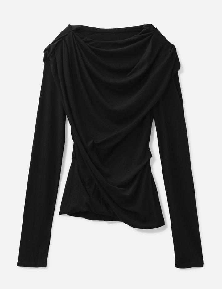 Long Sleeves Twist Top by ENTIRE STUDIOS