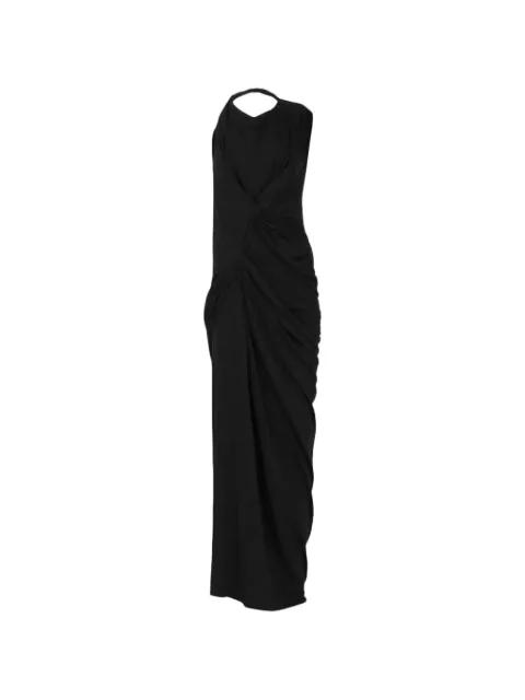 Oaklyn draped halterneck dress by ENTIRE STUDIOS