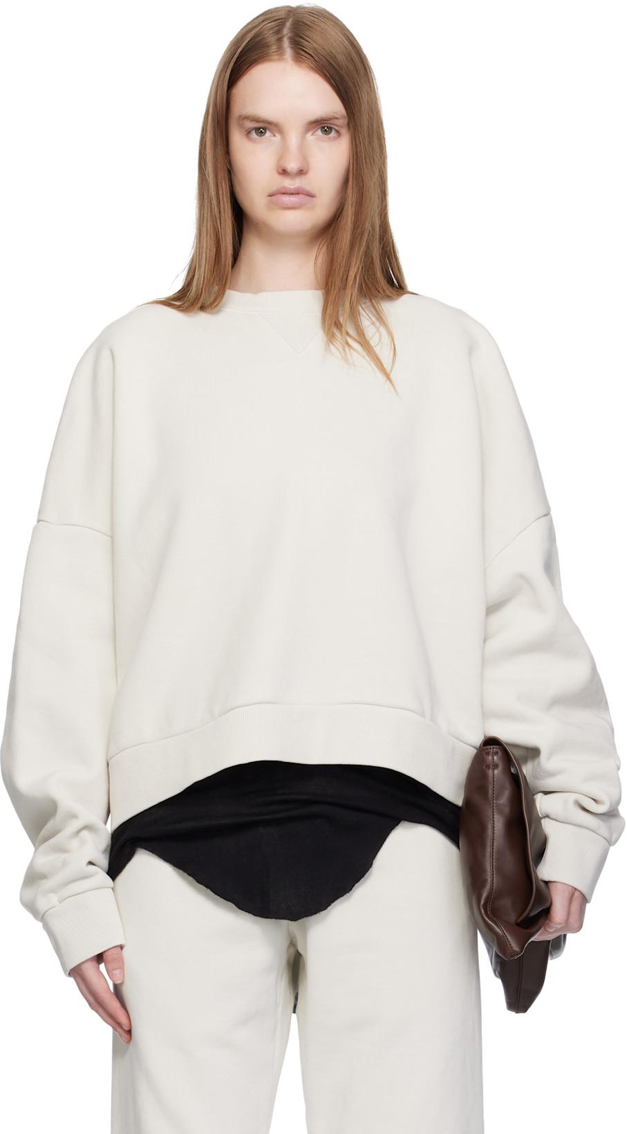 Off-White Box Crew Sweatshirt by ENTIRE STUDIOS
