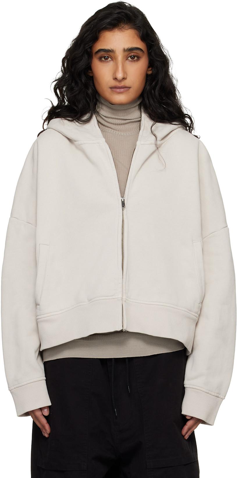 Off-White Eternal Zip Hoodie by ENTIRE STUDIOS