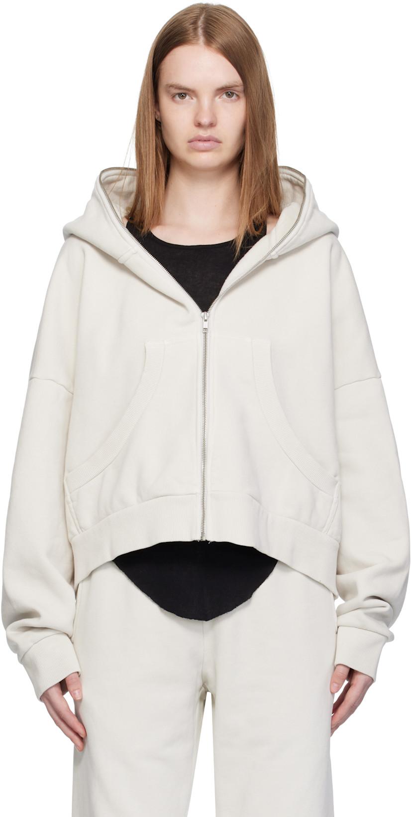 Off-White Eternal Zip Hoodie by ENTIRE STUDIOS
