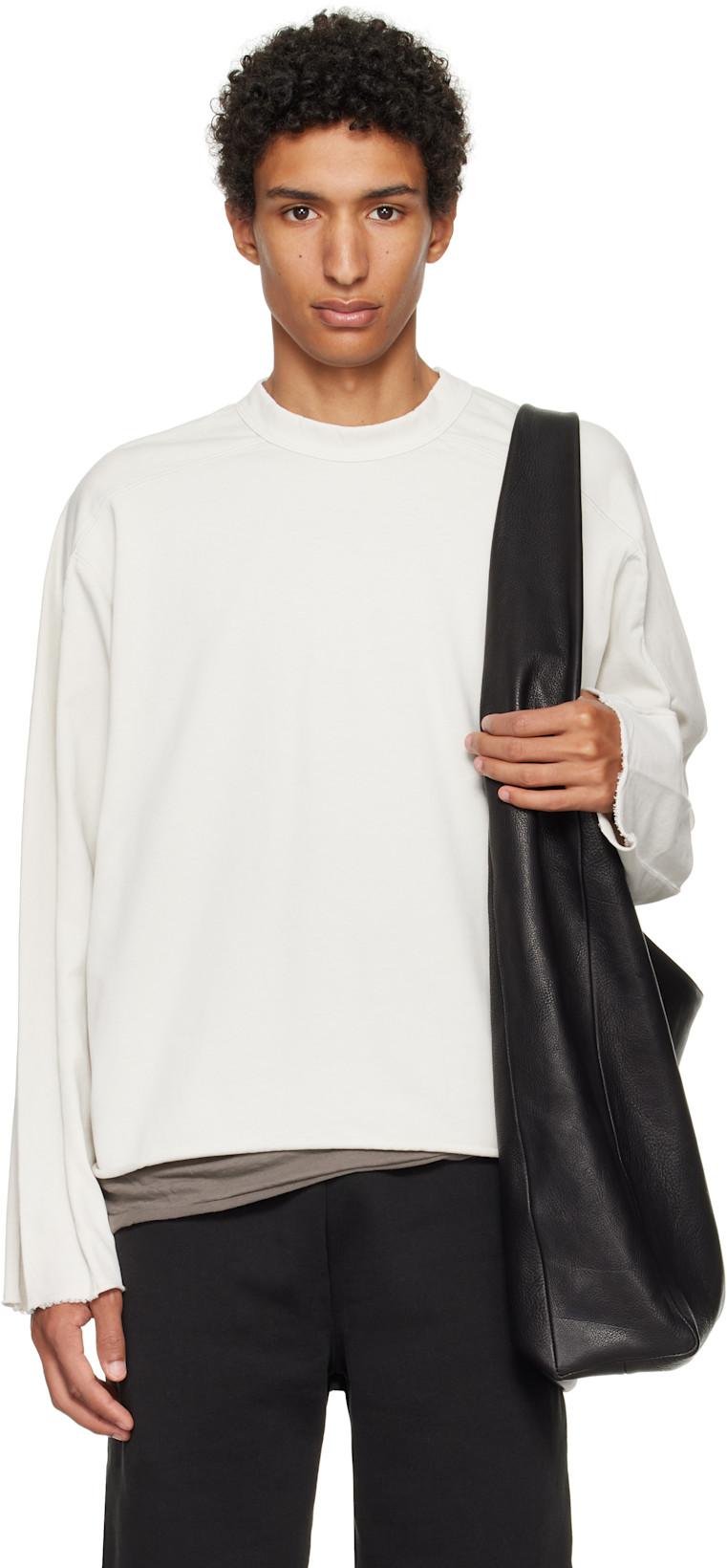 Off-White Heavy Long Sleeve T-shirt by ENTIRE STUDIOS